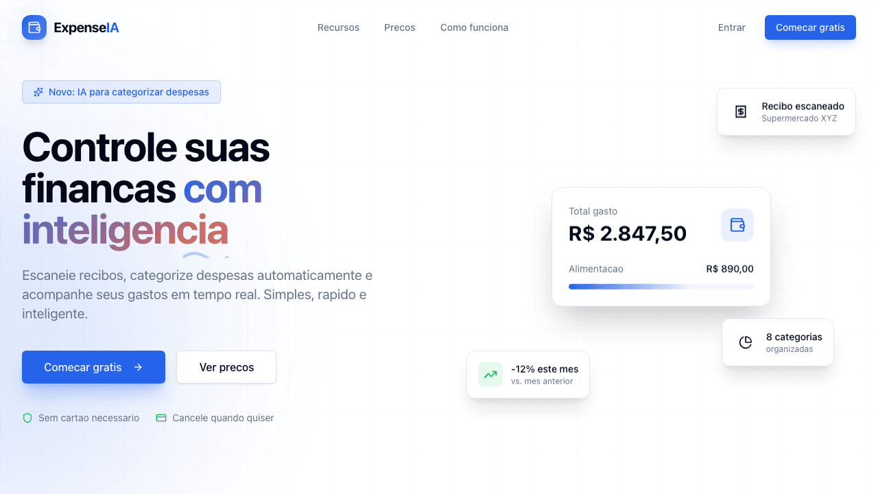 ExpenseIA — AI-Powered Expense Tracker